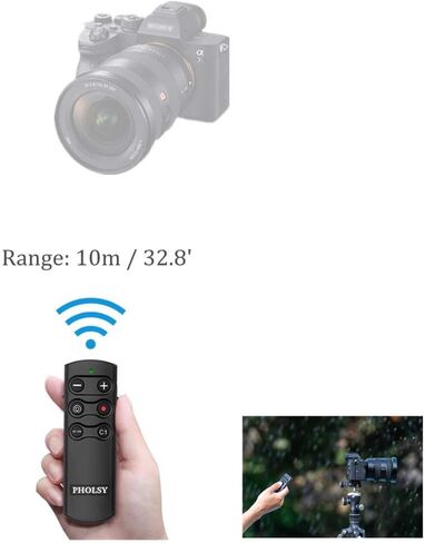 ML-L7 Bluetooth Wireless Remote Control Remote Shutter Release for Nikon | Remote Shutter for Nikon Z30, Z6 II, Z6 III, Z7 II, Z fc, Z50, Z50 II, COOLPIX B600, A1000, P1000, P950 in Saudi Arabia