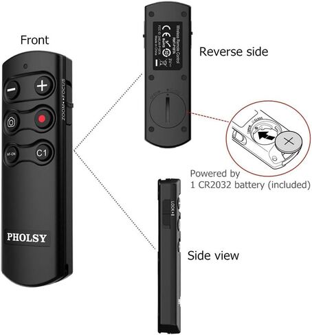 ML-L7 Bluetooth Wireless Remote Control Remote Shutter Release for Nikon | Remote Shutter for Nikon Z30, Z6 II, Z6 III, Z7 II, Z fc, Z50, Z50 II, COOLPIX B600, A1000, P1000, P950 in Saudi Arabia