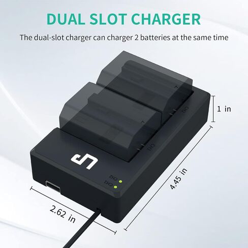 NP-FZ100 Battery Charger, LP Dual Charger for NP FZ100 with Built-in USB Cable , Compatible with Sony A9 A9R A9S A9II A7III A7RIII A7RIV A6600 Cameras, Battery Changer for Sony np-fz100 in Saudi Arabia