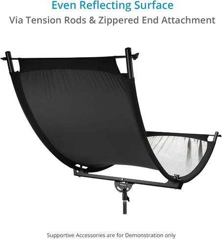PROAIM Cube Silver Fabric Reflector for Catch Light Panel. for Portrait, Fashion, and Beauty Photography. (P-CBCL-02) in Saudi Arabia