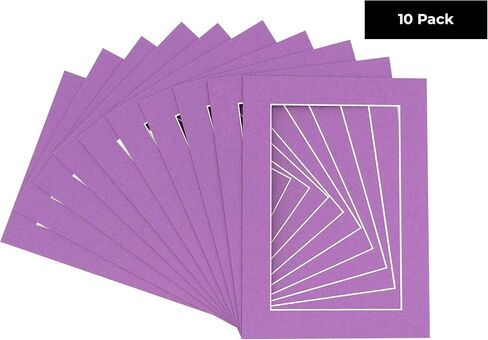5x7 Mat for 8x10 Frame - Precut Mat Board Acid-Free Soft Pink 5x7 Photo Matte Made to Fit a 8x10 Picture Frame, Premium Matboard for Family Photos, Show Kits, Art, Picture Framing, Pack of 1 Mat in Kuwait