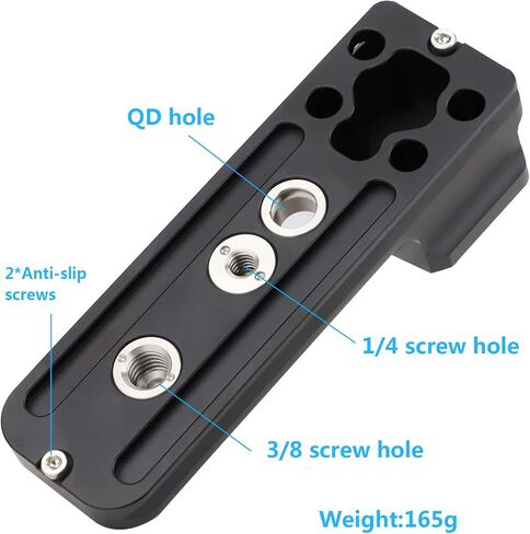 Haoge LF-Z48 Lens Collar Replacement Foot for Nikon NIKKOR Z 800mm f/6.3 Z VR S-line and Z 400mm f/2.8 TC Z VR S,Z 600mm f/4 TC VR S Lens,Tripod Mount Ring Built-in Arca Type Quick Release Plate in Saudi Arabia