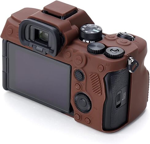 Pocoukate Camera Case for Sony Alpha 7 IV, A7M4, A7 IV Digital Camera Anti-Scratch Slim Fit Soft Cover with Screen Protector, A7IV Exclusive Accessories (not Applicable to A7R4 or A7III) - Black in Saudi Arabia