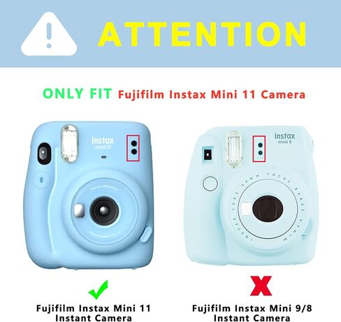 CAIYOULE Camera Case for Fujifilm Instax Mini 12/11/9/8 Camera with Adjustable Shoulder Strap and Mini Photo Storage Pouch（No Camera-Transparent Daisy in Saudi Arabia