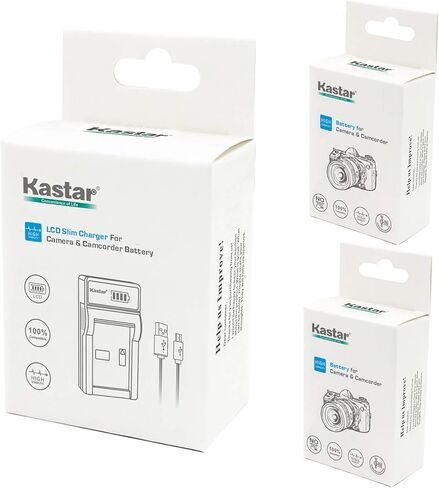 Kastar Battery X2 & LCD USB Charger for BP-511 BP-511A and PowerShot Pro 90 PowerShot Pro 90 is PV130 ZR10 ZR20 ZR25 ZR25MC ZR30 ZR30MC ZR40 ZR45MC ZR50MC ZR60 ZR65MC ZR70MC ZR80 ZR85 ZR90 in Saudi Arabia