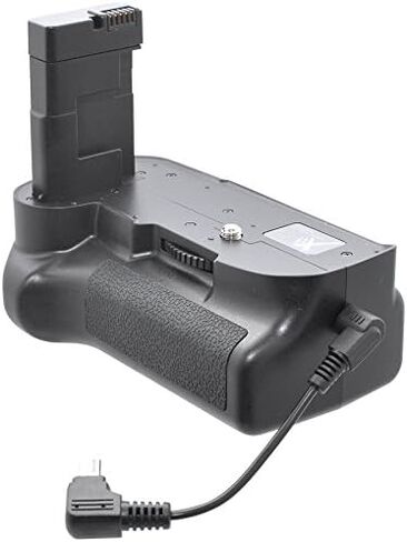 مجموعة مقابض بطارية لكاميرا Nikon D5100 D5200 D5300 الرقمية SLR تتضمن قبضة بطارية عمودية + عدد 2 بطارية بديلة EN-EL14 + شاحن تيار متردد/مستمر سريع+ قطعة قماش تنظيف من الألياف الدقيقة in Kuwait