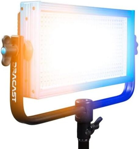 Dracast Pro Series LED500 - Bi-Color 3200K - 5600K LED Video Light | Dimmable 0% - 100% | CRI & TLCI 96+ | Gold-Mount Battery Plate | Anodized Aluminum Metal Build | Mounting Yoke for 5/8" Baby Pin in Saudi Arabia