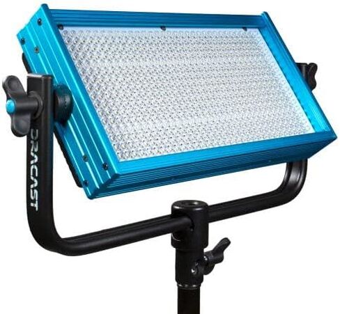 Dracast Pro Series LED500 - Bi-Color 3200K - 5600K LED Video Light | Dimmable 0% - 100% | CRI & TLCI 96+ | Gold-Mount Battery Plate | Anodized Aluminum Metal Build | Mounting Yoke for 5/8" Baby Pin in Saudi Arabia