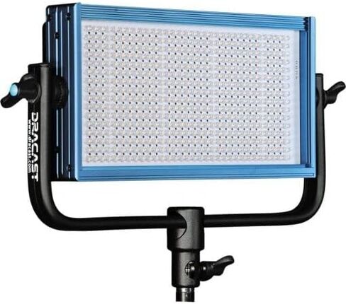 Dracast Pro Series LED500 - Bi-Color 3200K - 5600K LED Video Light | Dimmable 0% - 100% | CRI & TLCI 96+ | Gold-Mount Battery Plate | Anodized Aluminum Metal Build | Mounting Yoke for 5/8" Baby Pin in Saudi Arabia