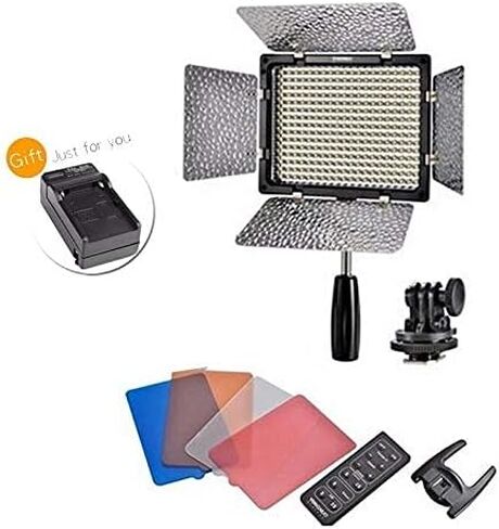 كاميرا/ضوء فيديو YONGNUO YN-300-II 300 LED مع جهاز تحكم عن بعد لـ كانون ونيكون وسامسونج وأوليمبوس وJVC وكاميرات بينتاكس in Saudi Arabia
