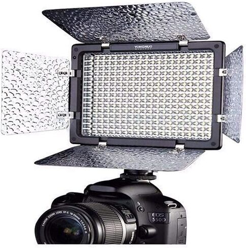 كاميرا/ضوء فيديو YONGNUO YN-300-II 300 LED مع جهاز تحكم عن بعد لـ كانون ونيكون وسامسونج وأوليمبوس وJVC وكاميرات بينتاكس in Saudi Arabia