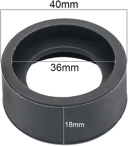 ملحقات مجهر المختبر، أكواب مطاطية للعين، أغطية حماية للعين مطاطية قابلة للطي لقطر 34-38 مم، عدسة مجهر، القطر الداخلي 36 مم، زوج واحد in Kuwait