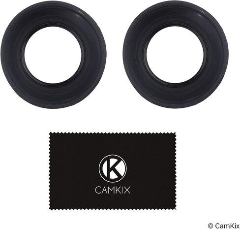 67mm Camera Lens Hood - Rubber - Set of 2 - Collapsible in 3 Steps - Sun Shade/Shield - Reduces Lens Flare and Glare - Blocks Excess Sunlight for Enhanced Photography and Video Footage - Perfect in Saudi Arabia