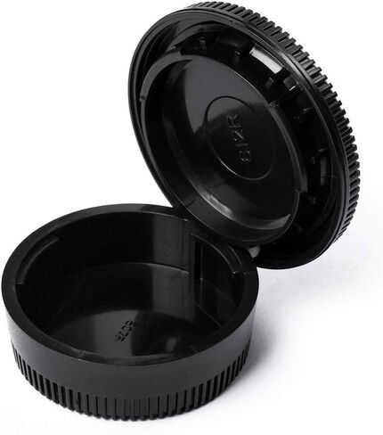 Camera Body Cap and Lens Rear Cap Cover Replacement Set for All Nikon DSLR Cameras D850 D810 D750 D7200 D610 D7100 D5300 D7000 D800 D5 D7500,2 Sets in Saudi Arabia