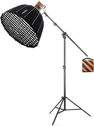 Yidoblo 350W LED Video Light with 2.4G/APP Remote Control, All Metal Bi Color COB Continuous Light with Bowens Mount12800Lux/1m 2800K-6500K CRI/TLCI97+ 8 Effects for Portrait Video Recording in Kuwait