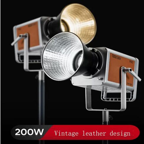 Yidoblo 350W LED Video Light with 2.4G/APP Remote Control, All Metal Bi Color COB Continuous Light with Bowens Mount12800Lux/1m 2800K-6500K CRI/TLCI97+ 8 Effects for Portrait Video Recording in Kuwait