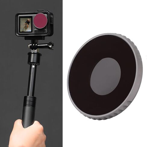 فلتر ND متوافق مع DJI Action 3، زجاج بصري عالي الدقة، إطار من سبائك الألومنيوم مع طلاء متعدد الطبقات، ملحقات كاميرا الحركة (ND8) in Kuwait