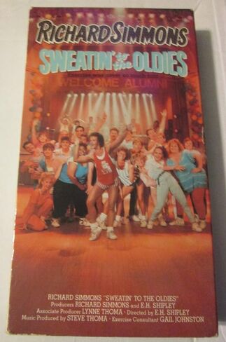 Sweatin to the Oldies with Richard Simmons - VHS - 1988 in Saudi Arabia