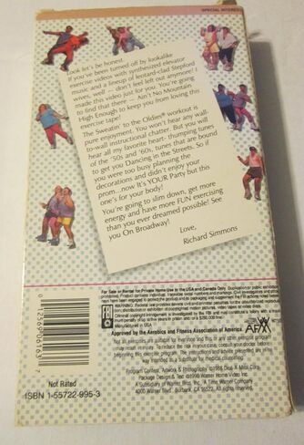 Sweatin to the Oldies with Richard Simmons - VHS - 1988 in Saudi Arabia