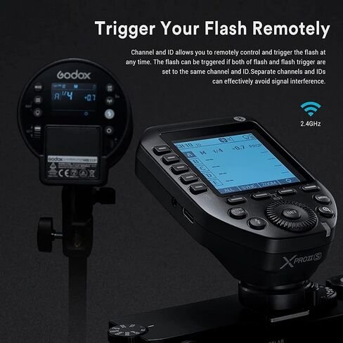 Godox XProII-S TTL Wireless Flash Trigger for Sony Cameras,2.4G 1/8000s HSS,Bluetooth Connection,TCM Instant Conversion,Updated Quick-Release Lock,16 Groups and 32 Channels(XProII-S) in Saudi Arabia