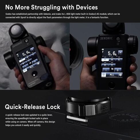 Godox XProII-S TTL Wireless Flash Trigger for Sony Cameras,2.4G 1/8000s HSS,Bluetooth Connection,TCM Instant Conversion,Updated Quick-Release Lock,16 Groups and 32 Channels(XProII-S) in Saudi Arabia
