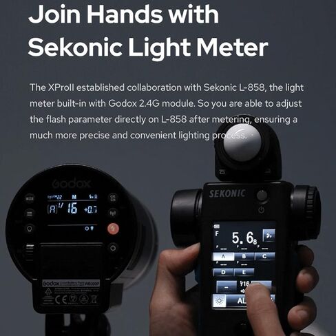 Godox XProII XProII-C XProIIC Flash Trigger for Canon, Godox Flash Wireless Transmitter TTL 2.4G HSS 1/8000S Bluetooth Connection, Large Screen Trigger for Canon EOS Cameras(XPro XPro-C Upgraded) in Saudi Arabia