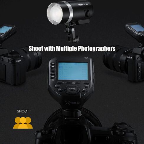 Godox XProII XProII-C XProIIC Flash Trigger for Canon, Godox Flash Wireless Transmitter TTL 2.4G HSS 1/8000S Bluetooth Connection, Large Screen Trigger for Canon EOS Cameras(XPro XPro-C Upgraded) in Saudi Arabia