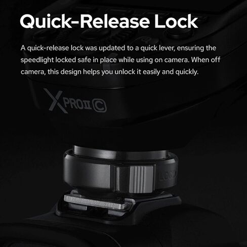 Godox XProII XProII-C XProIIC Flash Trigger for Canon, Godox Flash Wireless Transmitter TTL 2.4G HSS 1/8000S Bluetooth Connection, Large Screen Trigger for Canon EOS Cameras(XPro XPro-C Upgraded) in Saudi Arabia