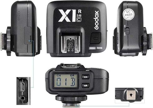 غودوكس جهاز استقبال لاسلكي X1R-C TTL متوافق مع كاميرات كانون اي او اس سيريز in Saudi Arabia