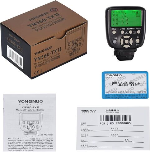 YONGNUO Upgraded YN560-TX II LCD Flash Trigger Remote Controller, for Canon and YN560IV/III YN660 with Wake-up Function for Canon Cameras in Saudi Arabia