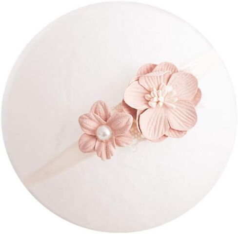 Zeroest Baby Photography Props Headband Newborn Girl Hair Accessories Photo Shoot Outfits Infant Flower Headdress in Saudi Arabia