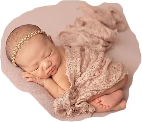 Zeroest Baby Photography Props Headband Newborn Girl Hair Accessories Photo Shoot Outfits Infant Flower Headdress in Saudi Arabia