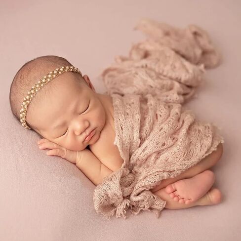 Zeroest Baby Photography Props Headband Newborn Girl Hair Accessories Photo Shoot Outfits Infant Flower Headdress in Saudi Arabia