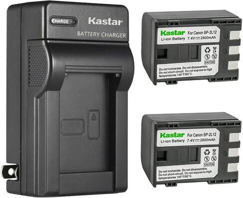 Kastar 1-Pack Battery and AC Wall Charger Replacement for Canon VIXIA HF R11, VIXIA HG10, VIXIA HV20, VIXIA HV30, VIXIA HV40, ZR100, ZR200, ZR300, ZR400, ZR500, ZR600, ZR700, ZR800, ZR830, ZR850 in Kuwait