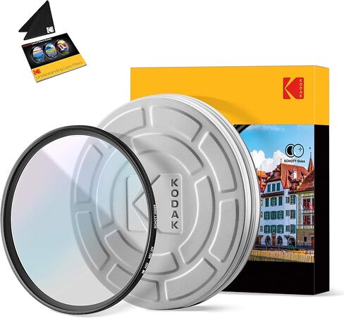 KODAK 37mm UV Filter | German Schott Glass Premium Ultraviolet Filter, Slim 18-Layer Polished Coating | Absorbs Atmospheric Haze Protects Lens & Improves Sharpness & Contrast, 99% Light Transmittance in Kuwait