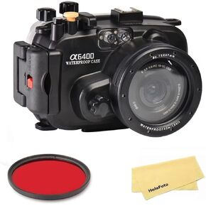 Seafrogs Underwater Housing for Sony A6400 40M/130FT | Waterproof Scuba Dive Case for Sony A6400, leak sensor, diving and underwater video. in Kuwait