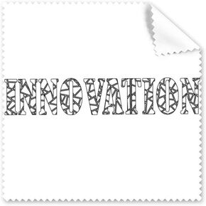 Quote About Innovation Art Deco Gift Fashion Cleaning Cloth Phone Screen Glasses Cleaner 5pcs in Kuwait