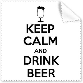 Quote Keep Calm and Drink Beer Cleaning Cloth Phone Screen Glasses Cleaner 5pcs in Kuwait