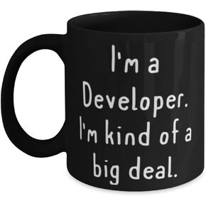 I'm a Developer. I'm kind of a big deal. 11oz 15oz Mug, Developer Cup, Surprise Gifts For Developer from Boss, Developer birthday present, Gift ideas for developers, Presents for programmers in Saudi Arabia