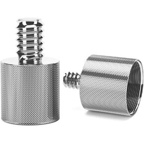 محول برغي برغي لبرغي بوسين ، 1/4 بوصة ذكر إلى 5/8 بوصة أنثى & 3/8 بوصة ذكر إلى 5/8 بوصة أنثى محول برغي مترابط للكاميرا وميكروفون حوامل وتركيبات in Kuwait