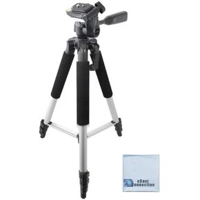 57-Inch Pro Series Aluminum Camera Tripod for Canon SX410, G7 X, G15, SX50, 330HS, G16, SX280, SX510, A2500, A1400, S110 & More + Microfiber Cloth in Saudi Arabia