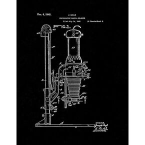 Photographic Camera-enlarger Patent Print Black Matte (5" x 7") M15421 in Kuwait