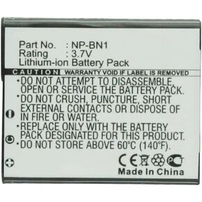 Synergy Digital Camera Battery, Compatible with Sony DSC-W530 Digital Camera, (li-ion, 3.7V, 1300 mAh) Ultra High Capacity, Replacement for Sony NP-BN1 Battery in Saudi Arabia
