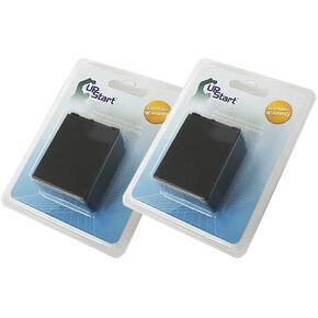 Upstart Battery 2X Pack - NP-FV100 Replacement Fully Decoded Battery for Sony CX300, NEX-VG10, CX700, CX200, PJ760V, CX150, CX130, CX560, CX160, PJ10, CX190, SR21, TD10, XR160 Camcorders Brand in Saudi Arabia