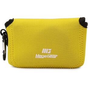 Megagear Panasonic Lumix Dc-Fz80, Fz82 Ultra Light Neoprene Camera Case, With Carabiner - Black - MG1165, PU Leather