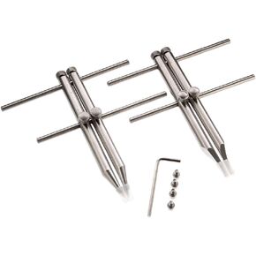 Fotga 2 Set 0-100mm Professional Flat&Pointed Tips DSLR Camera Lens Spanner Wrench Repair Opening Tool for Most Cameras Lenses Filter