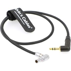 Alvin's Cables Audio Cable for ARRI Alexa Mini Camera 5 Pin Right Angle Male to Right Angle 3.5mm TRS 39 Inches