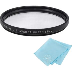 58mm UV Filter for Canon Vixia HF G10, HF G40, HF G50, HF G60, XA10, XA20, XA25, XA40, XA45, XA50, XA55, XF100, XF105, GL1, GL2, HFS10, HFS11, HFS20, HFS21, HFS30, HFS100, HFS200 Camcorders in Saudi Arabia