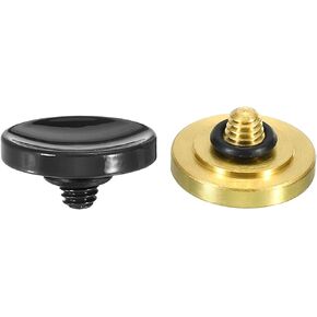 PATIKIL Camera Shutter Button, 2 Pack Soft Shutter Release Button Pure Copper Camera Button Concave, for Nikon for Fujifilm for Leica Black/Green in Kuwait