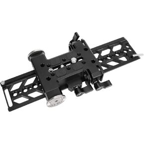 CAMVATE 10" Dovetail Plate with 15mm Double Rod & M6 Rosette Adapter | for Video Camcorder Accessory in Kuwait